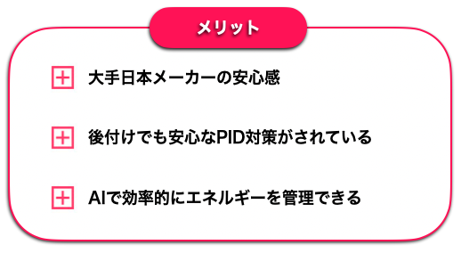 オムロン蓄電池のメリット